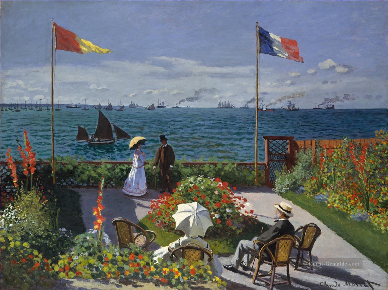 Garten bei Sainte Adresse Claude Monet Ölgemälde